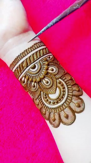 Simple Front Hand Mehndi Design Tutorial
