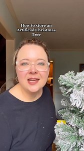 Taking down the tree to fit it back in the box for storage. When do you take down your tree? #christmastree #christmascleaning #postchristmas #PostHoliday | 3 Little Greenwoods Creations