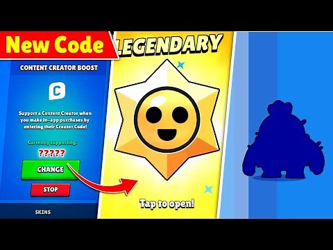 Most LUCKY Creator Code 🌟 Legendary Brawler ✓ Brawl Stars