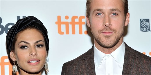 Eva Mendes Ditches Her Pants While Posing in Bed for "Valentine" Ryan Gosling in Nothing but a T-Shirt