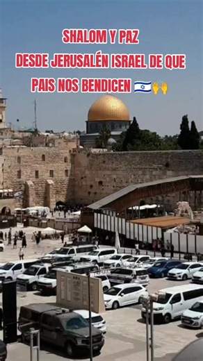 Shalom desde Jerusalén, Israel: bendición de Dios