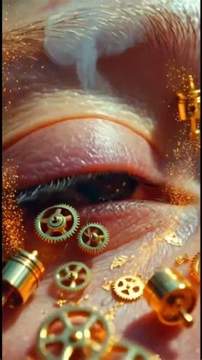 HUMAN or MACHINE? 👁️ #steampunk #aiart #shorts