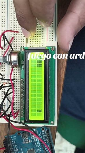 Juego con arduino y display 16x2