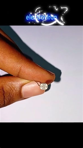 it's resistance depends on light 😯 #electronics