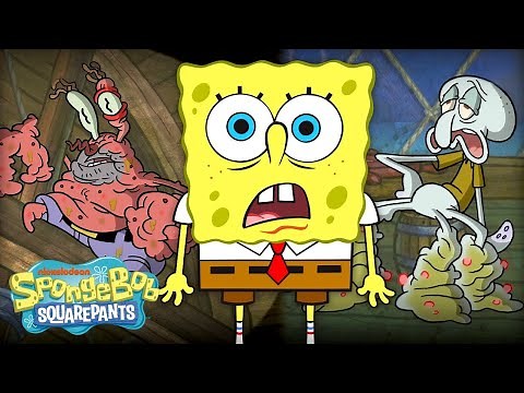 Every Interior Disaster Ever! 🏠💥 | SpongeBob