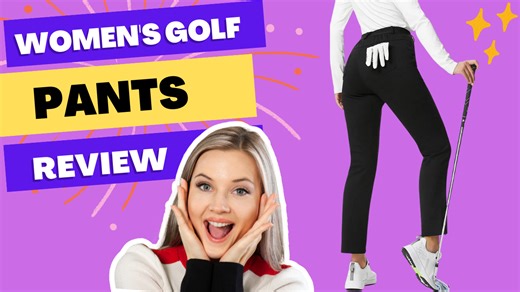 Watch Women's Golf Pants Review on Amazon Live