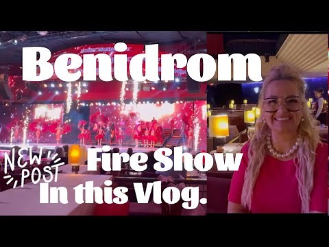 Incredible Fire Show🇪🇸In BENIDORM PALACE