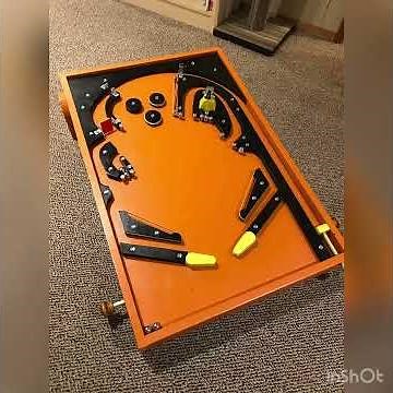Homemade pinball machine