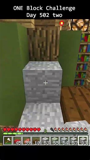 Day 502 Minecraft build challenge - ONE BLOCKS BUILD