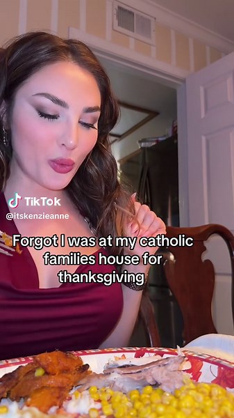 Oops #thanksgiving #dinner #prayer