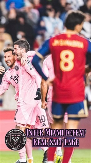 Inter Miami fly back home from Utah with three huge points.