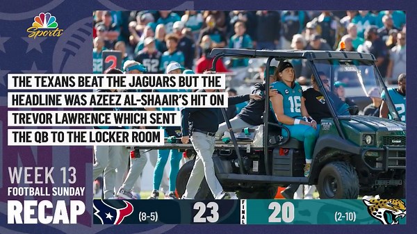 Stats and scores from NFL Sunday Week 13