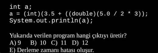 Computer Science AP on Instagram: "AP Computer Science A #2026 Casting işlemi sınavda CollegeBoard'ın önem verdiği konulardan biridir. Özellikle double ve int arasında yapılan casting işlemlerinin ayrıntısı çok iyi bilinmelidir. ​#collegeboard #computerscience #ap #APCSA #JavaProgramlama #Kodlama #BilgisayarBilimi #2026Sınav #ÜniversiteHazırlık #Reels #Keşfet #SınavHazırlık #VeriYapıları #APöğrencisi"