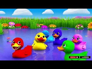 Five Little Ducks Songs | Kids Songs & Nursery Rhymes | 5 Little Ducks