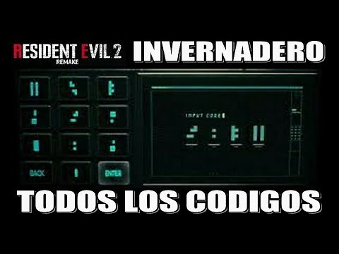 Resident Evil 2 Remake Todos los Códigos del Invernadero (Laboratorio) Escenario 1 & 2
