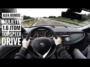 Alfa Romeo Giulietta 1.6 JTDM (2017) - POV Top Speed Drive