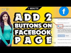 How to add 2 buttons on Facebook page 2024 | Skill Wave
