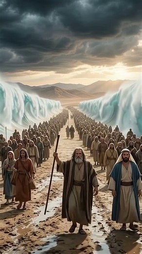 How Moses led them through the Red Sea #biblestudy #faith #shorts