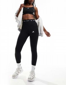 adidas Training techfit stash pocket full-length leggings in black | ASOS