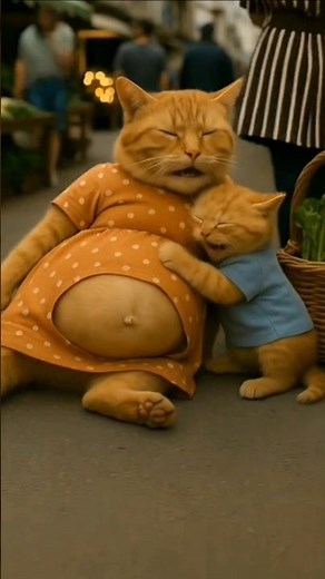 Pregnant Cat Gives Birth – Heartwarming Moment with Her Kitten! #pregnantcat #Birthbaby #viralvideo