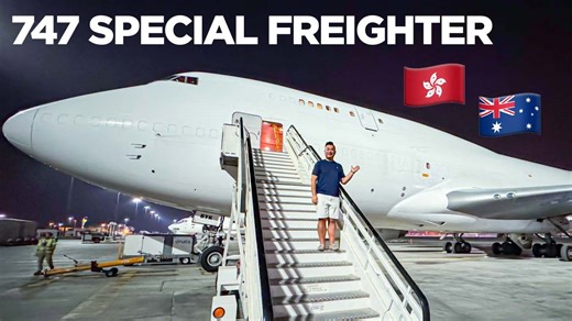 I flew a Boeing 747 freighter! ✈️