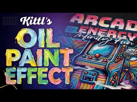 Turn Any Image into an Oil Painting with AI in Kittl for DTF Printing