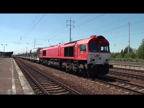 Compilation Class 66 locomotives at Berlin Schönefeld Flughafen