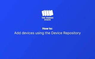 Make it easy to integrate your #LoRaWAN device with The Things Stack Network Server through Device Repository. Get started: http://ow.ly/ulqo50M0G0i | The Things Network