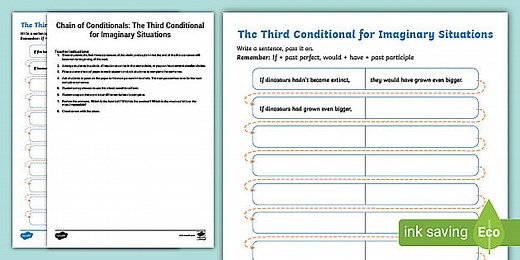 ESL Conditional Clauses: Third Conditional Chain Game [Kids, B1]
