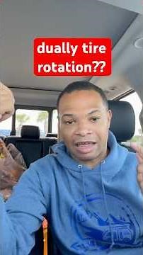 What the correct way to do a tire rotation on a dually? #dually #f450 #dieseltrucks