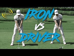 IRON vs DRIVER Set-Up Basics | ME AND MY GOLF