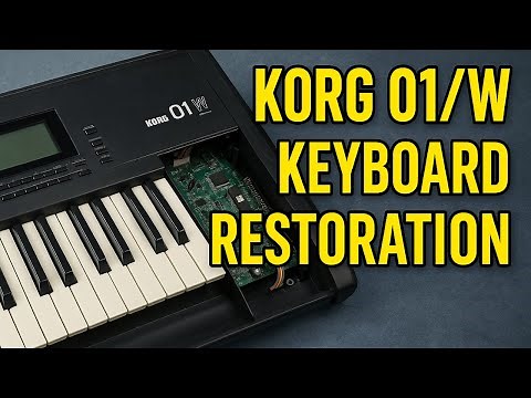 KORG 01W Keyboard Repair