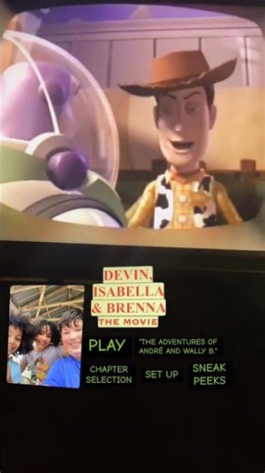 Devin, Isabella & Brenna: The Movie (2001) DVD Main Menu #2