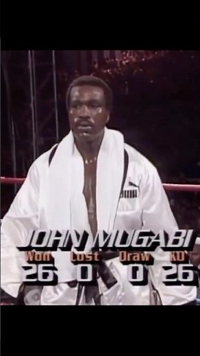 THE BEAST! 🥊 John Mugabi 🔥 #Boxing #JohnMugabi #MarvinHagler #Knockouts