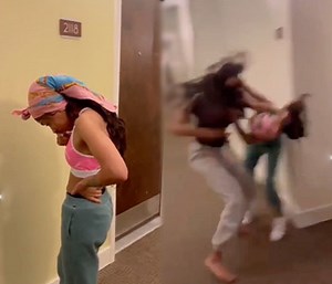 Pulled Up On The Wrong One: Chick Gets Beat Out Her Good Church Wig After Confronting Her Opp At Her Doorstep!