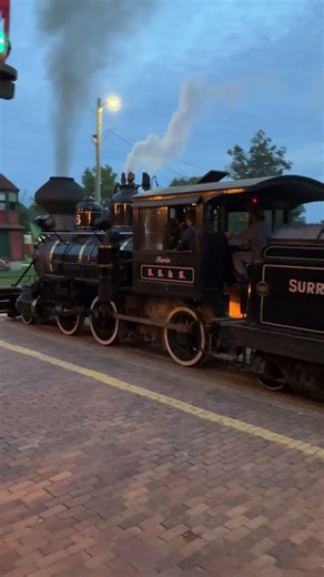 Midwest Central Railroad No.6 (Maria) stack talk #railroadlife #railroad #train #steamengine