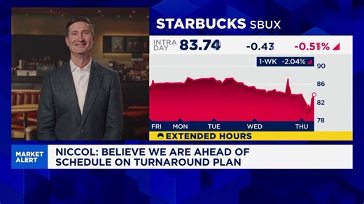Watch CNBC's full interview with Starbucks CEO Brian Niccol