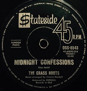 The Grass Roots - Midnight Confessions / Who Will You Be Tomorrow