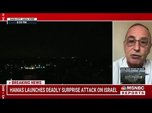 Yasmin Vossoughian Reports  MSNBC  October 7, 2023 11:00am-12:01pm PDT