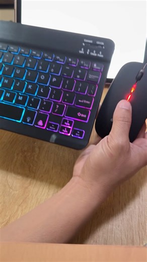 RGB Bluetooth keyboard and mouse set — wireless, silent, and super aesthetic! Perfect for iPad, tablet, or laptop setup. Budol na sulit sa ₱549! #BudolFinds #RGBKeyboard #WirelessSetup #TiktokMadeMeBuyIt | Jaydee’s Day