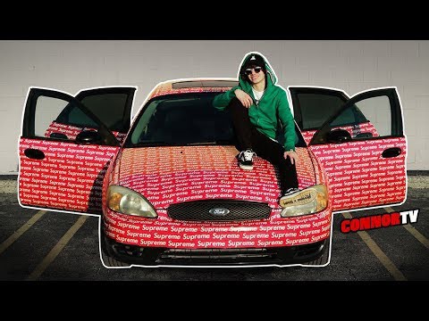 More Than a Car: The Social Experiment Behind the Viral Supreme-Wrapped Ride.