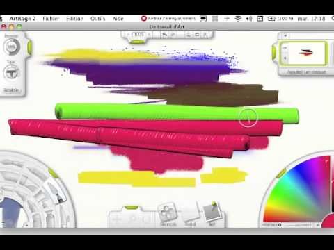 Dessin numérique - Art Rage - Capsule 4 - Différents outils