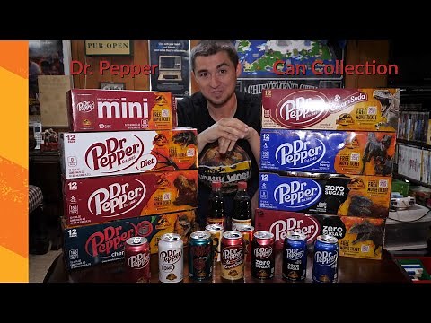 Jurassic World Dominion Dr. Pepper Limited Edition Cans & Mini Fridge Unboxing