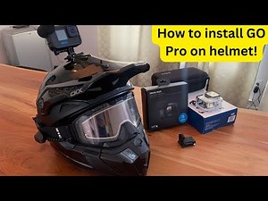 How to Perfectly Installed GoPro on CKX helmet ? Watch and See How It's Done! #gopro