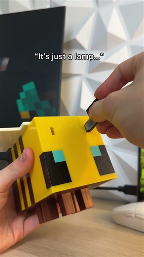Isn'for everyone... #minecraft #nostalgia #bee #cute