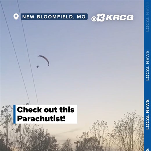Meghan Lane caught this sight from the parking lot of KRCG TV. It was a beautiful evening for a flight over mid-Missouri! (What will this evening's weather be like? Check here: https://krcgtv.com/weather) | KRCG 13
