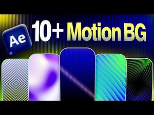 Create Stunning Motion Backgrounds in After Effects | Step-by-Step Tutorial