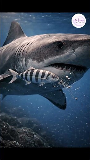 Sharks Don’t Attack This Fish?! 😳 The Pilot Fish Secret #shorts #animals #nature