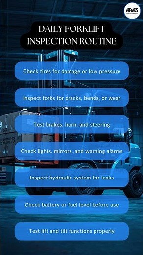 Daily Forklift Inspection Routine