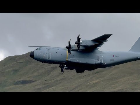 English Mach Loop - Crazy Fast Low Level Flying By Jets And Planes!